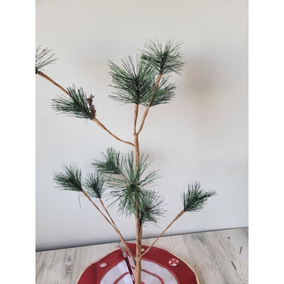 Charlie Brown style Xmas Tree mini skirt home decor pine - Picture 8 of 12